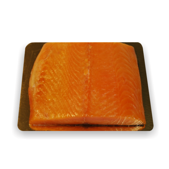 Norwegian salmon fillet on skin, cold smoked, 500 g