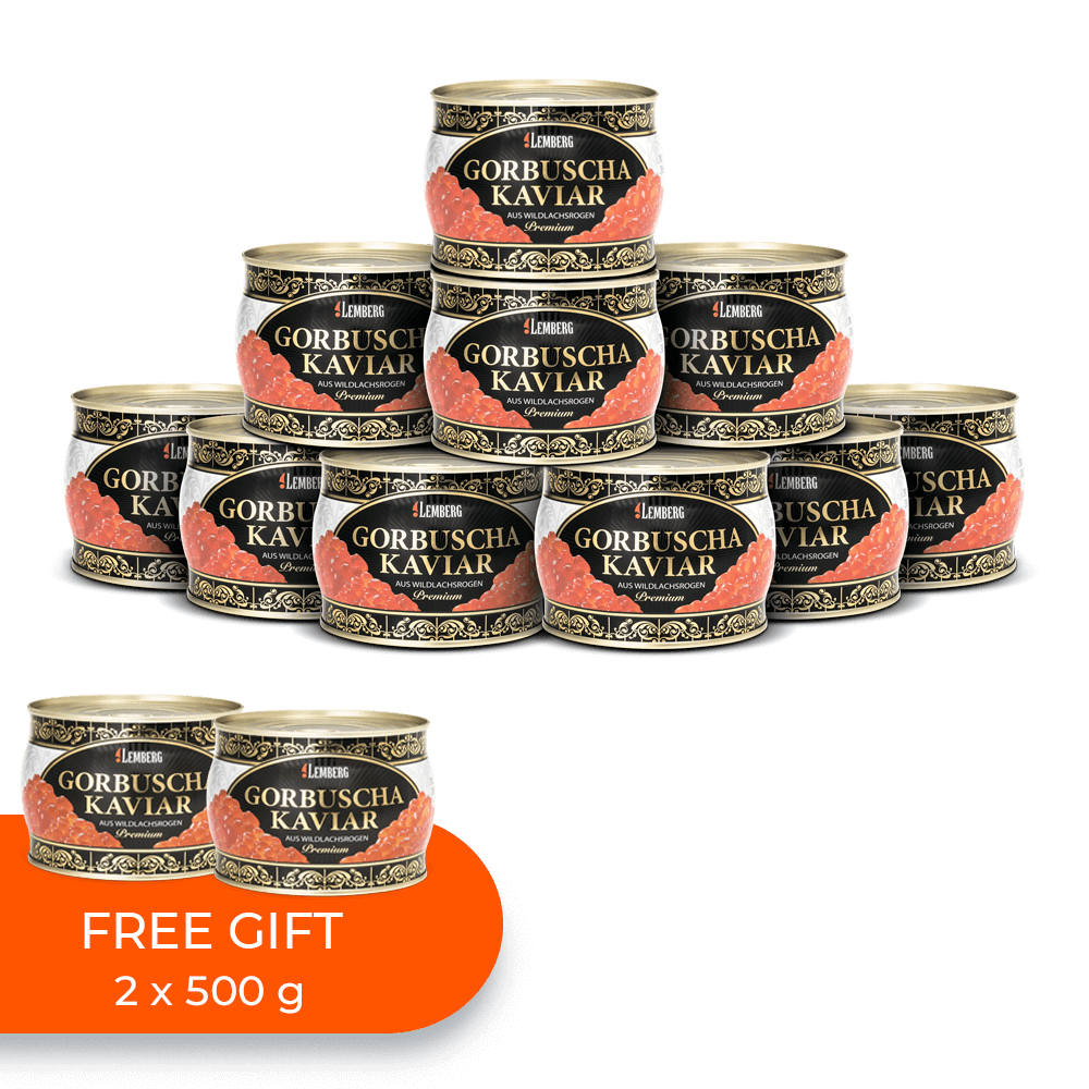 Œufs de saumon rose, 10 + 2 x 500g