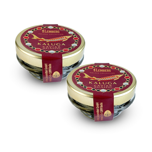 Caviar d’esturgeon KALUGA, 2 x 30g