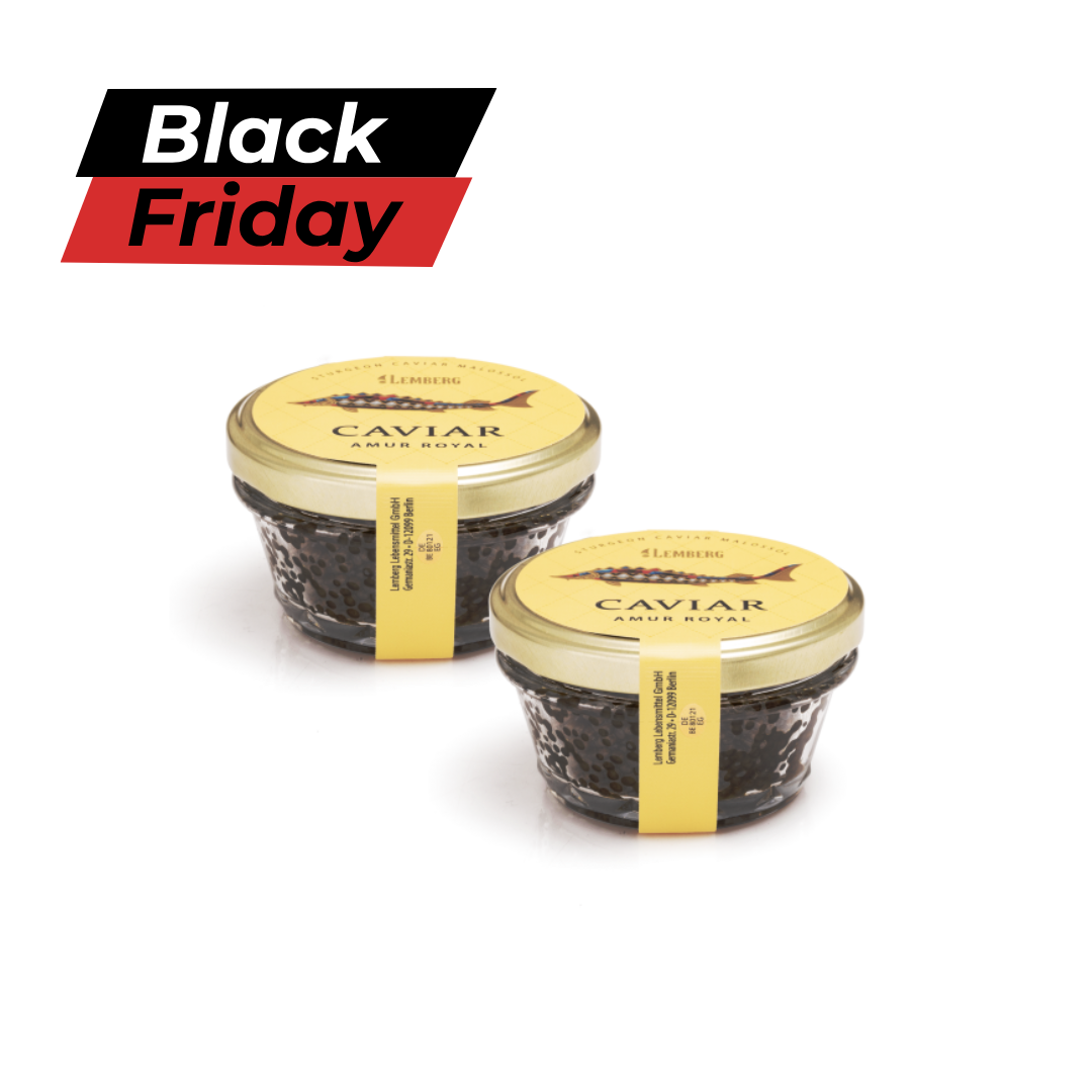 Сaviar d'esturgeon Amur Royal, 2 x 100g