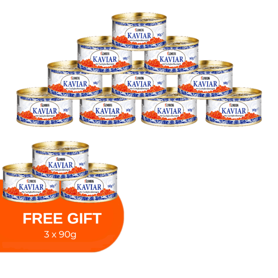 Caviar de truite saumonée, 10+3, 90 g