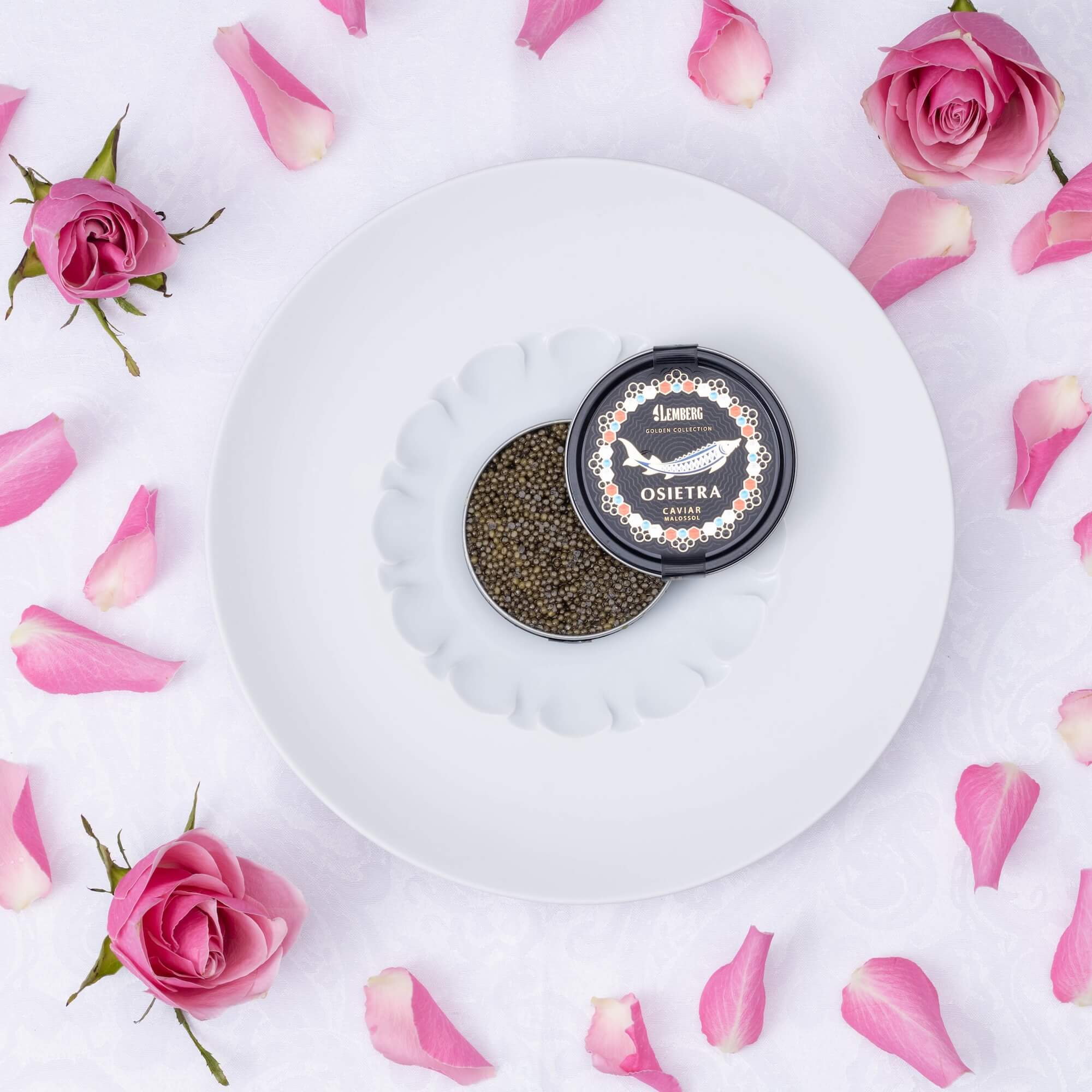 Caviar d’esturgeon OSIETRA, 16 + 4 x 50g