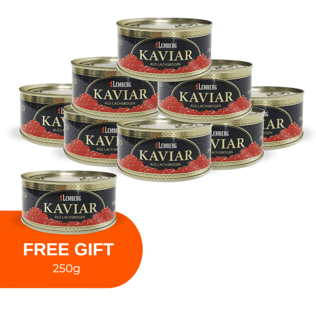 D’œufs de saumon rose ALASKA GOLD, 8 + 1 x 250g