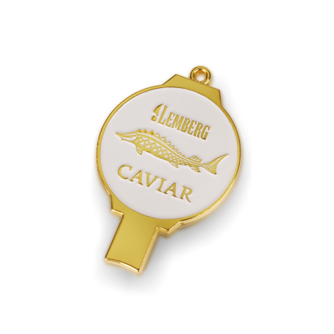 Ouvre-boîte pour caviar d’esturgeon