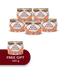 LOT d’œufs de saumon kéta 400 g, 5 + 1 OFFERT