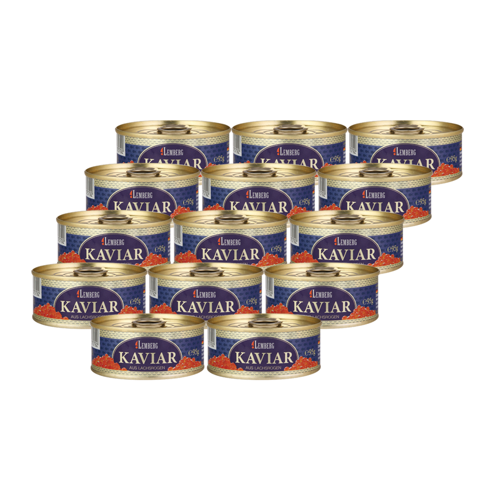 Œufs de saumon rose ALASKA GOLD, 14 × 95 g