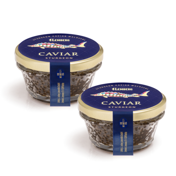 Caviar d'Esturgeon Sibérien, 2 x 100g