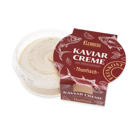 Crème d’œufs de cabillaud au thon, 150 g
